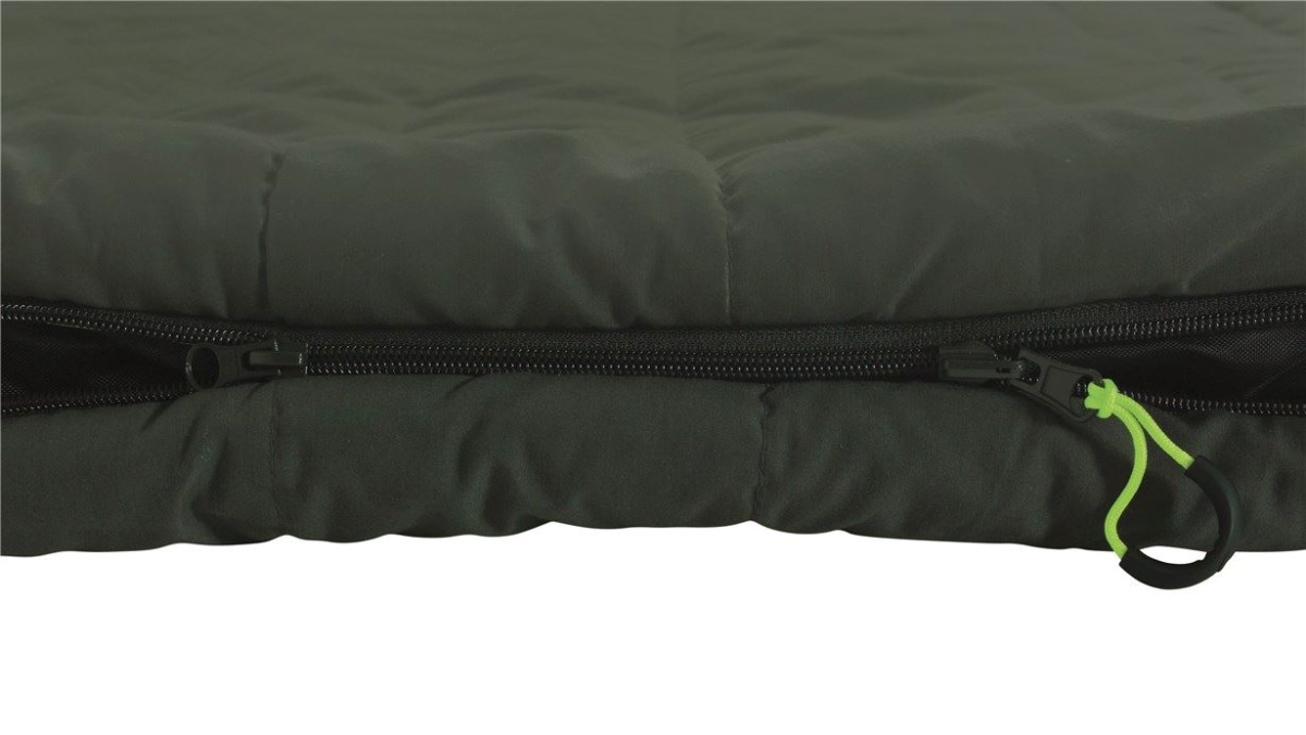 Śpiwór Outwell Camper Lux Double z poduszkami Forrest Green