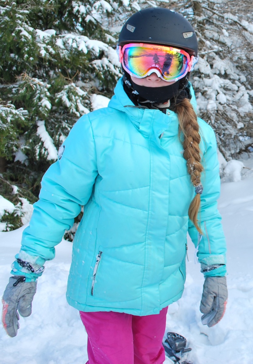 Dziewczęca kurtka narciarska JKUDN401 164