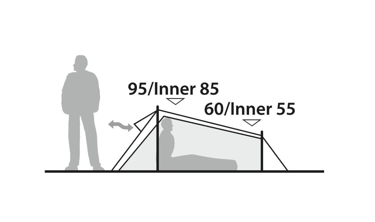 Namiot 1-osobowy Robens Arrow Head Alu 1.8kg