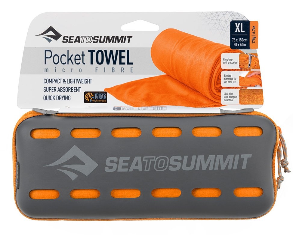 Ręcznik szybkoschnący Pocket Towel Orange XL