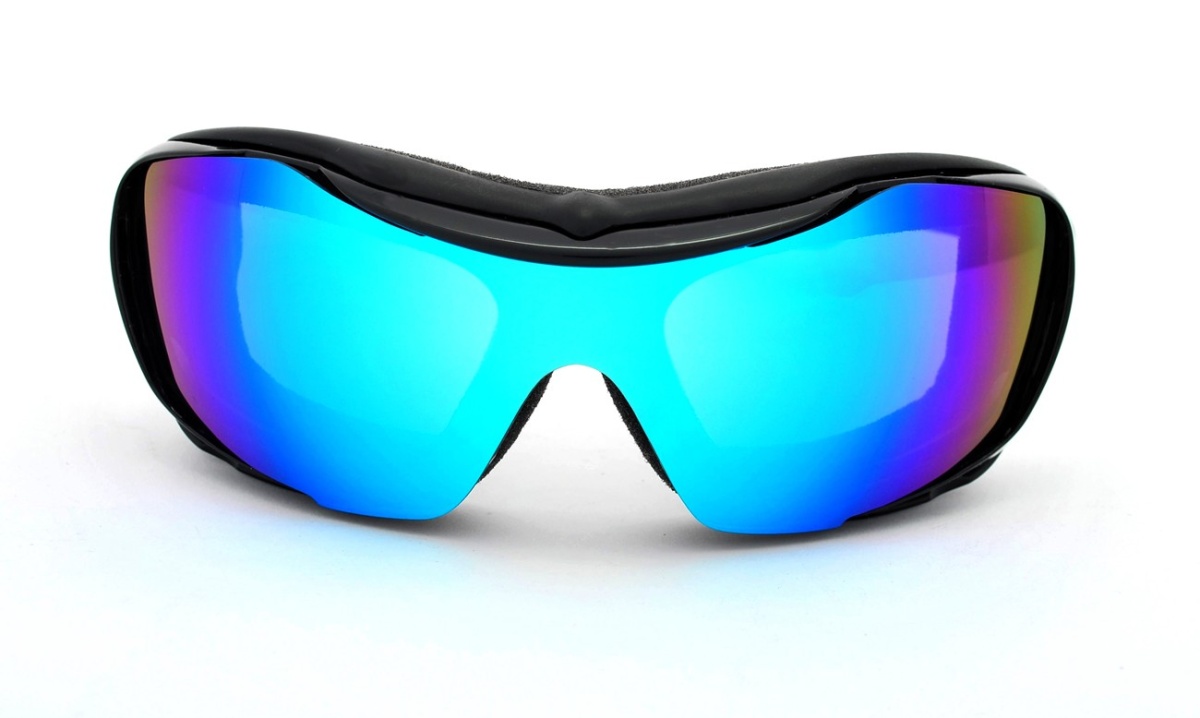 Okulary narciarskie Ice-Q Ski'N'Roll-3 Yellow Clear S1/Blue Revo S3