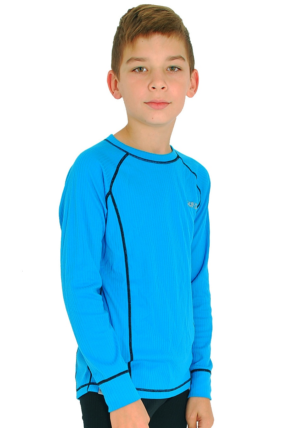 Juniorska koszulka termoaktywna Ice-Q Smart Kid Blue