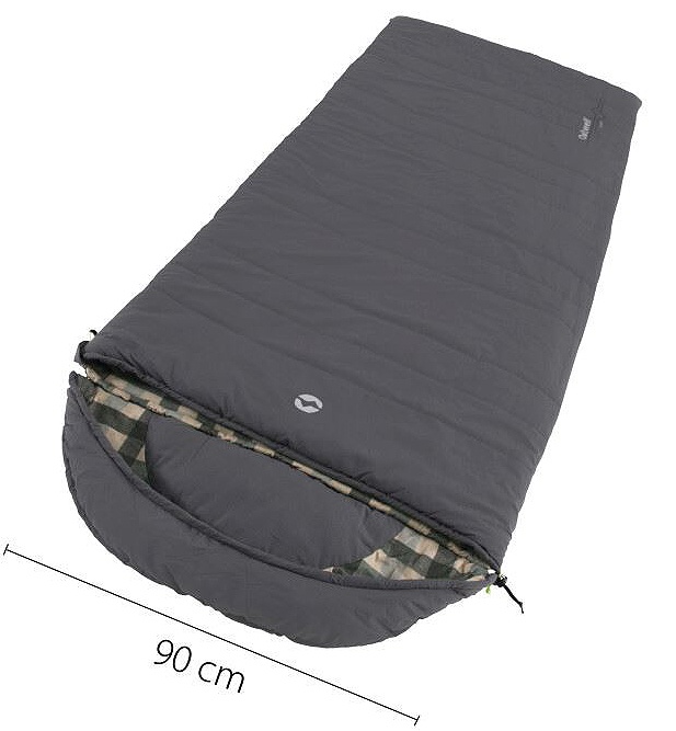 Śpiwór z poduszką Outwell Camper 235 x 90 cm (-15°C)