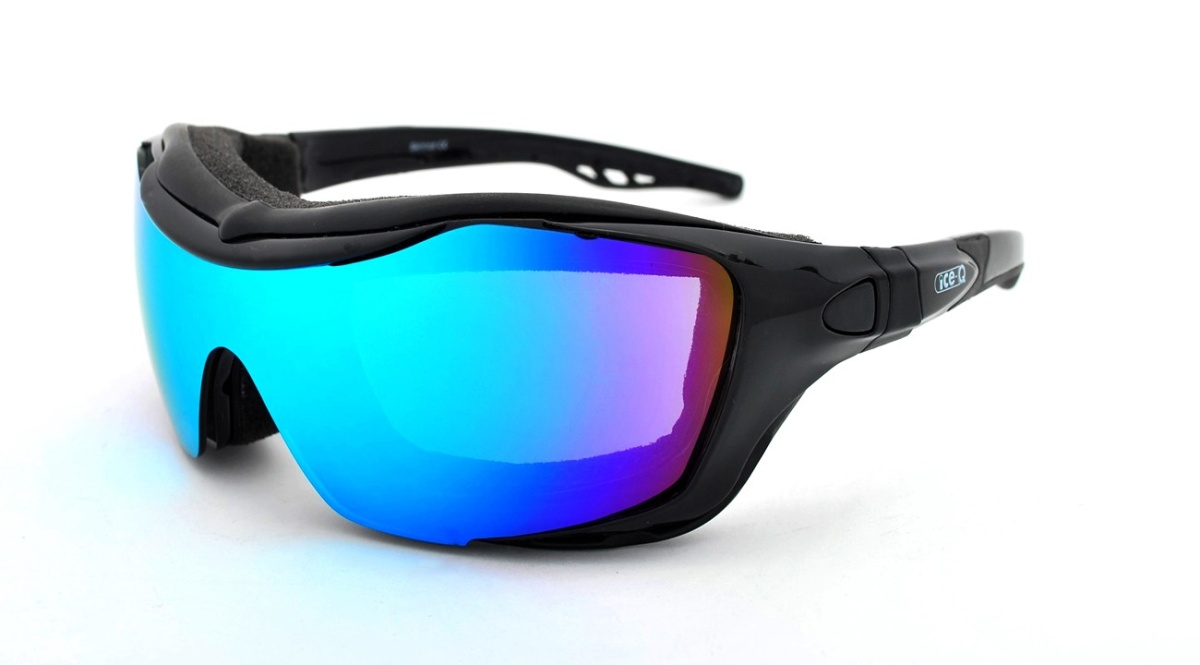 Okulary narciarskie Ice-Q Ski'N'Roll-2 Clear S0/Blue Revo S3