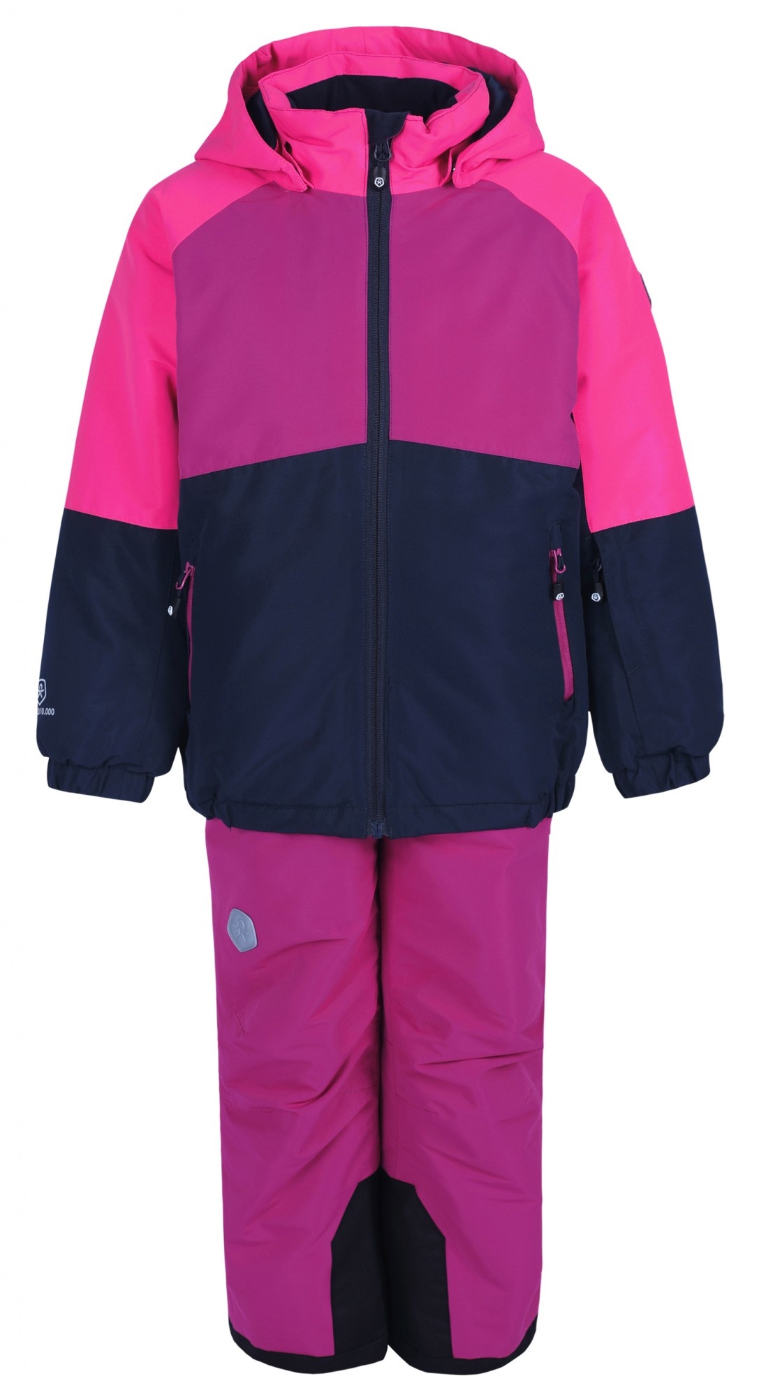 Komplet kurtka i spodnie narciarskie Color Kids AF 10.000 mm Festival Fuchsia