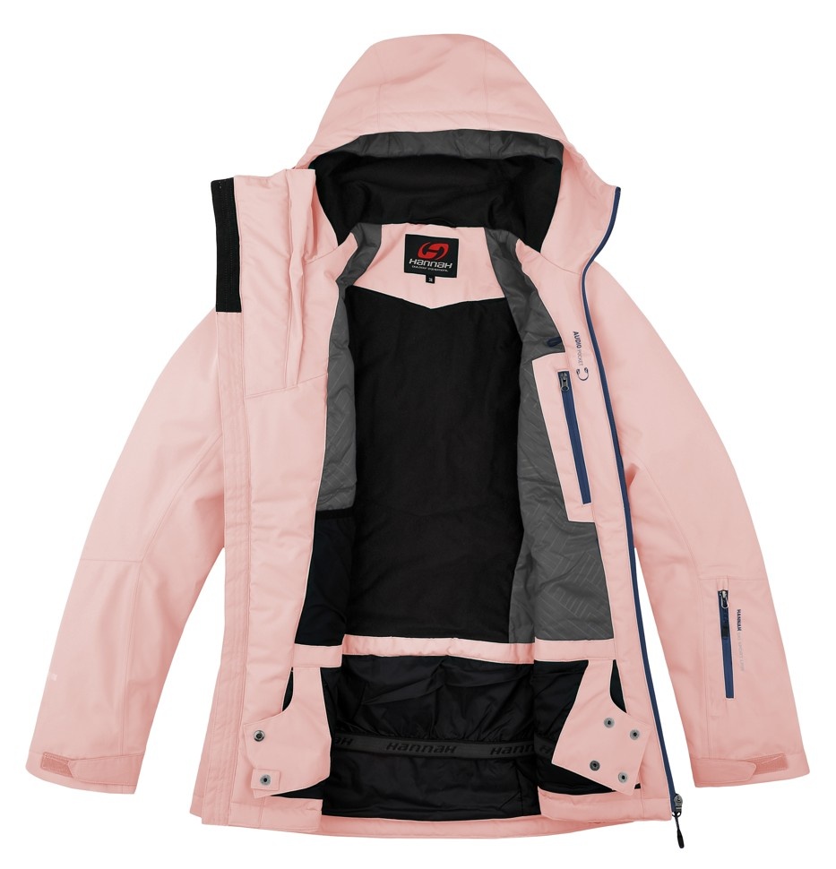 Damska kurtka narciarska Hannah Maky Seashell Pink 10000 mm