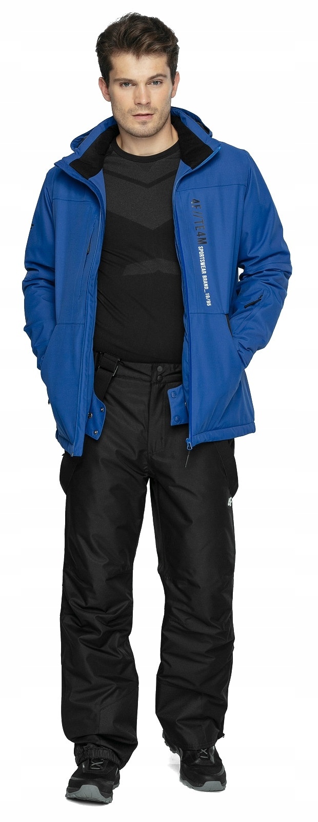 Męska kurtka narciarska 4F KUMN003 kobaltowy