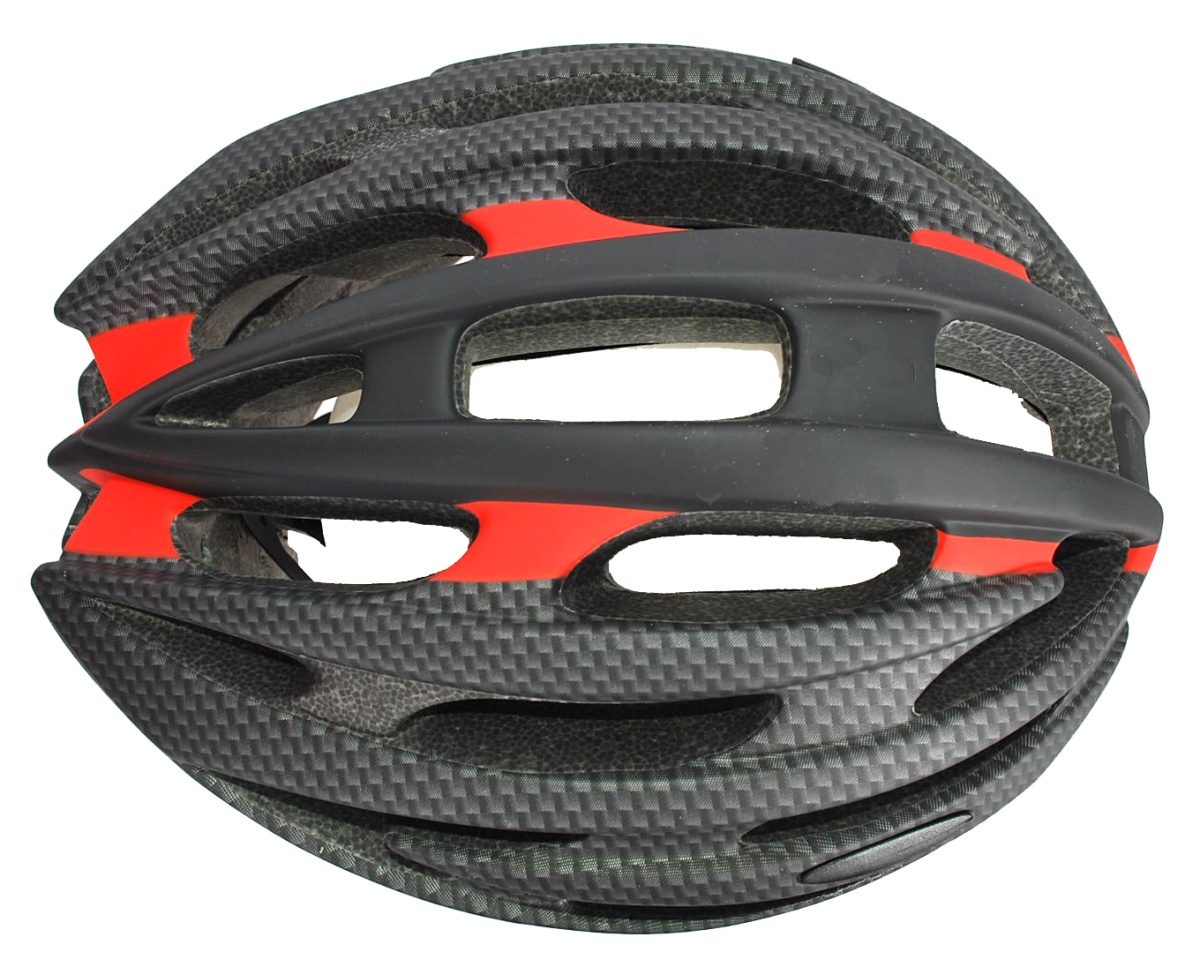 Kask rowerowy RH+ Z Zero matt red/matt black/dark carbon