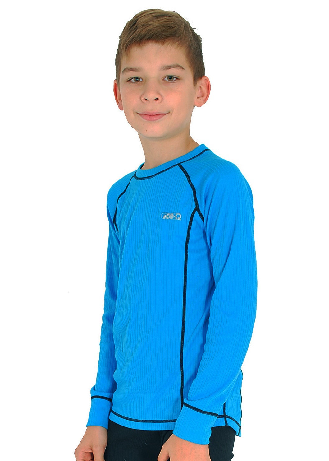 Juniorska koszulka termoaktywna Ice-Q Smart Kid Blue