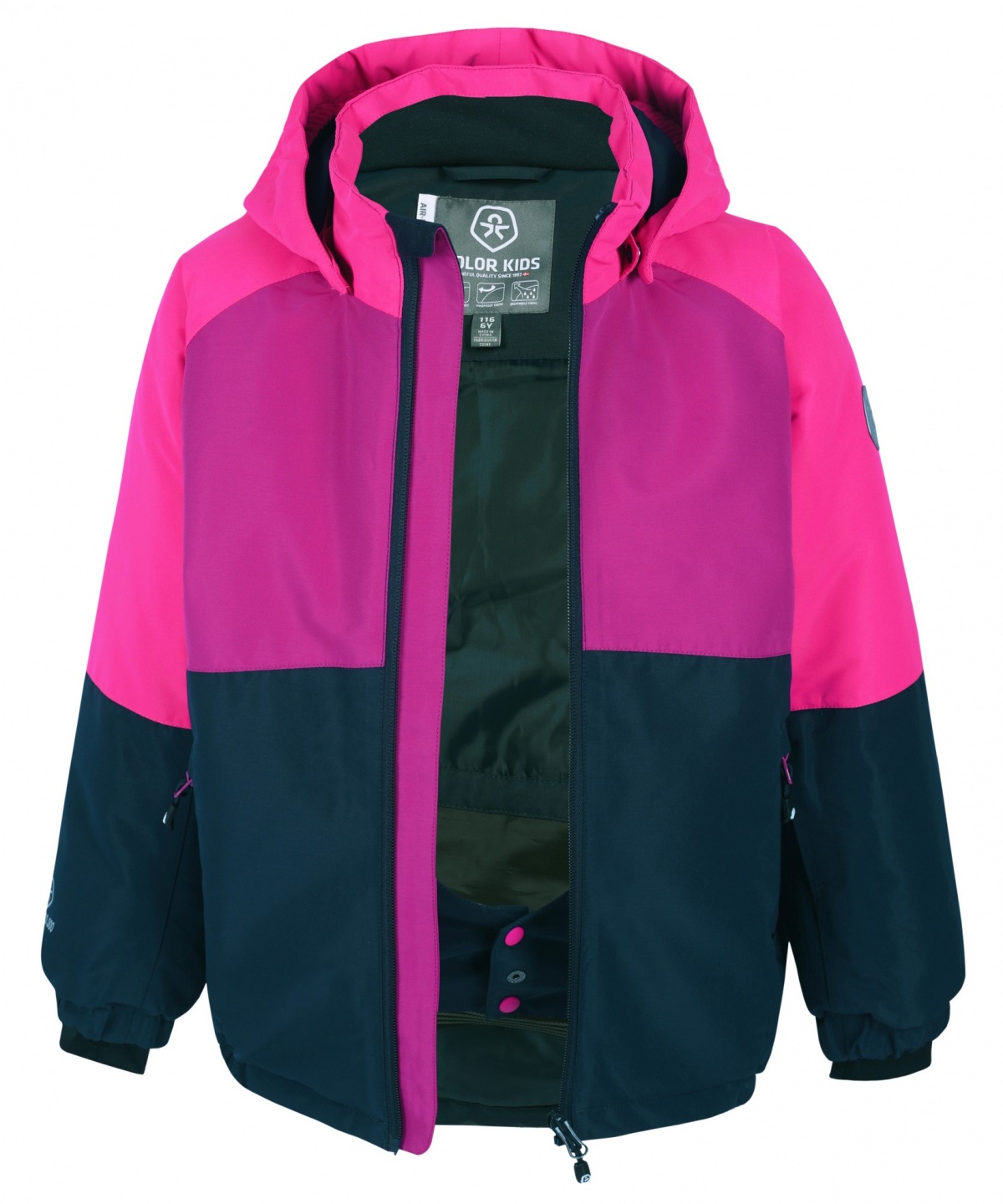 Komplet kurtka i spodnie narciarskie Color Kids AF 10.000 mm Festival Fuchsia