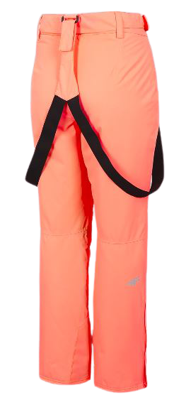Damskie spodnie narciarskie 4F SPDN001 łososiowy 2021 XXL
