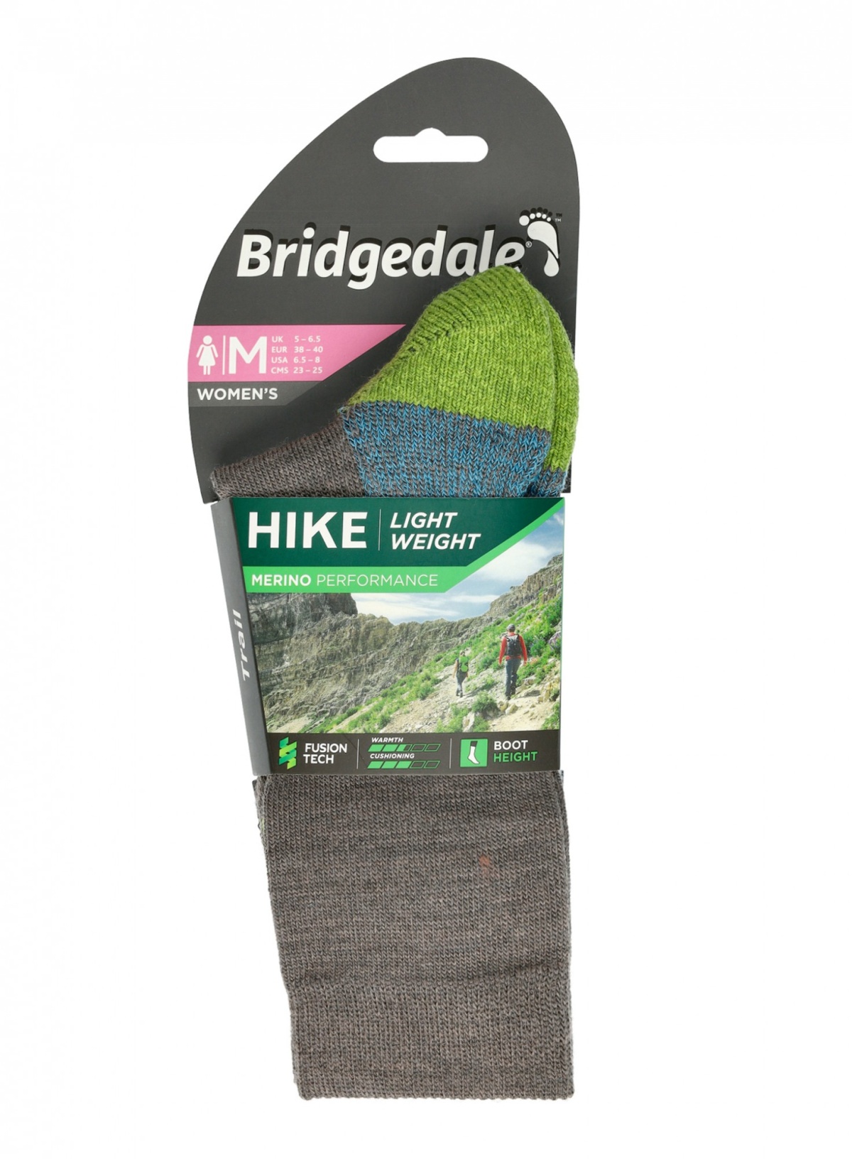 Damskie skarpety trekkingowe Bridgedale Lightweight Performance Boot Merino